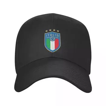 Персонализированная бейсболка Italia Figc для женщин унисекс, дышащая итальянская футбольная кепка в подарок для папы, уличная кепка Adjustable Cap