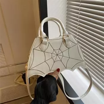 Персонализированная европейская и американская модная креативная пародия на забавную сумку 2024 года, простая повседневная сумка-мессенджер, маленькая квадратная сумка чёрный