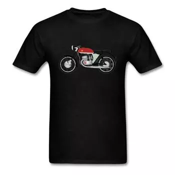 Персонализированная футболка с принтом мотоцикла, подходящая как для мужчин, так и для женщин. Совершенно новая хлопковая футболка со свежим дизайном. S