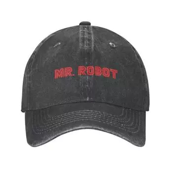 Персонализированная хлопковая бейсболка Mr Robot для женщин унисекс, регулируемая шляпа для папы, уличная одежда Adult Baseball Cap