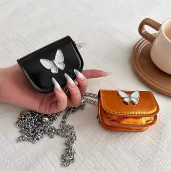 Персонализированная мини-сумка на цепочке, женская сумка, новая весенняя сумка для ниши, персонализированная красивая сумка-седло на одно плечо с диагональным креплением серебряный