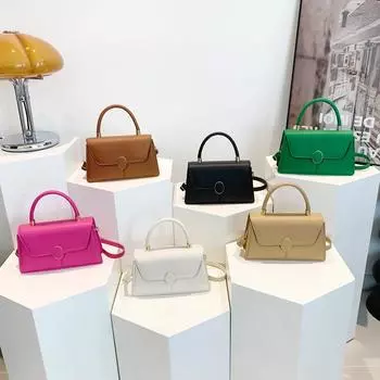 Персонализированная модная и красивая женская сумка для поездок на работу, новая сумка через плечо на одно плечо, простая и модная маленькая квадратная сумка