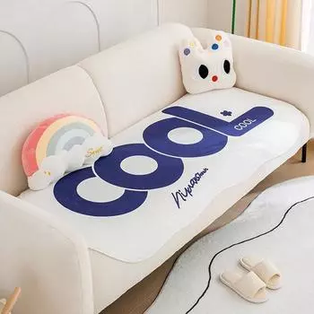 Персонализированная мультяшная диванная подушка специальной формы, универсальный нескользящий коврик на четыре сезона, прямой чехол на сиденье дивана неправильной формы 70*70cm