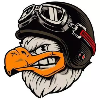 Персонализированная наклейкаАМЕРИКАНСКИЙ Орел МОТОЦИКЛСКИЙ ШЛЕМ НАКЛЕЙКА ЧОППЕР БОББЕР ХОТ РОД ИНСТРУМЕНТЫ Водонепроницаемые виниловые наклейки, 13 см * 1 см 13cm