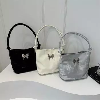 Персонализированная одноплечевая фактура модная женская сумка бабочка повседневная и красивая сумка через плечо для поездок на работу