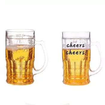 Персонализированная пародия двухслойная чашка для льда, стакан для воды 400 мл One Size