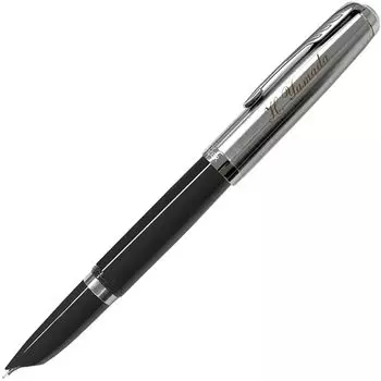 Персонализированная перьевая ручка Parker 51 Перьевая ручка F PARKER (хорошо) (Черный КТ)