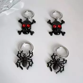 Персонализированная подвеска в виде панк-черепка, паука, бабочки, пряжка для обуви, темный ветер, пикантная девушка, модные мужские ботинки Martin, аксессуары для обуви as the picture