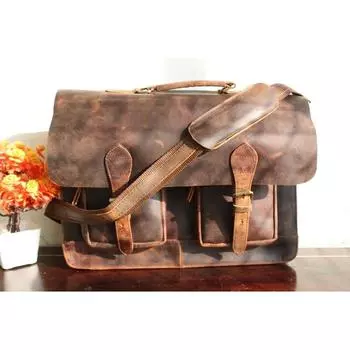 Персонализированная сумка-мессенджер из натуральной кожи, сумка для ноутбука, сумка через плечо для мужчин