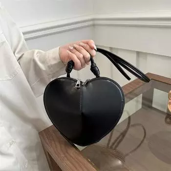 Персонализированная сумка подмышкой женская новинка 2024 года модная сумка Spice Girl love bag высококачественный подарок на День святого Валентина сумка на одно плечо с косым креплением темно-коричневого