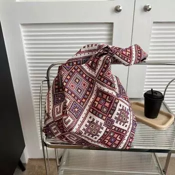 Персонализированная сумка в этническом стиле для женщин, новая модная и простая сумка, повседневная сумка через одно плечо для поездок на работу