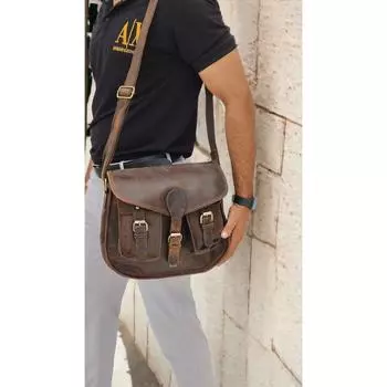 Персонализированная женская кожаная сумка-слинг ручной работы, сумка через плечо, сумка через плечо, седельная сумка, сумка, кожаная сумочка, подарок для нее 10 x 13 x 4 in коричневый