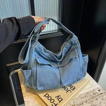 Персонализированная женская сумка через плечо в японском стиле Харадзюку, ретро, ленивая женская сумка, студенческая сумка для отдыха, большая вместимость