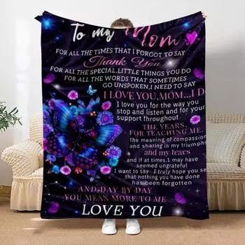 Персонализированное фланелевое одеяло для объятий, подарок лучшему другу, теплые пожелания, одеяло для дома, автомобиля, офиса, роскошное комфортное одеяло, всесезонное одеяло из микрофибры S