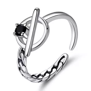 Персонализированное мужское и женское кольцо-хвост на указательный палец открытое ретро серебряное кольцо, женское живое тайское серебряное кольцо opening adjustable