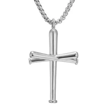 Персонализированное ожерелье-крестик для мужчин и женщин, популярная парная подвеска из стального гвоздя в стиле хип-хоп, панк