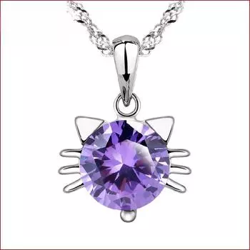 Персонализированное ожерелье с подвеской в виде кошки-эльфа, короткая модная цепочка на ключицу, корейская версия милых женских украшений