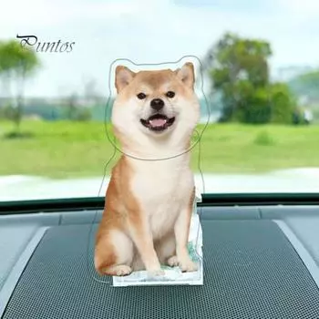 Персонализированное украшение для питомца, кошки, собаки, очаровательный внешний вид, работающий от батареи, автоматическая трясущаяся голова, статуэтка для питомца, украшение для автомобиля G