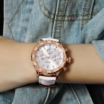 Персонализированные часы с большим циферблатом в стиле ретро Гонконга для пары, повседневные часы унисекс для женщин