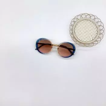 Персонализированные детские солнцезащитные очки в круглой оправе, модные солнцезащитные очки для мальчиков и девочек, очки с защитой от ультрафиолета для путешествий