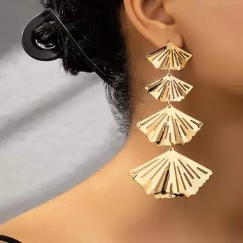 Персонализированные и нишевые серьги в простом и элегантном стиле, с листьями и нежными, модными серьгами для женщин