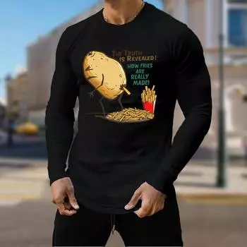 Персонализированные изображения, вышитые принты, мужские футболки, футболки с длинным рукавом, повседневные свитера с круглым вырезом, мужская одежда больших размеров XS белый