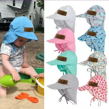 Персонализированные кожаные индивидуальные детские солнцезащитные шляпы из дышащей сетки для отдыха на природе детские солнцезащитные шляпы для пляжа L