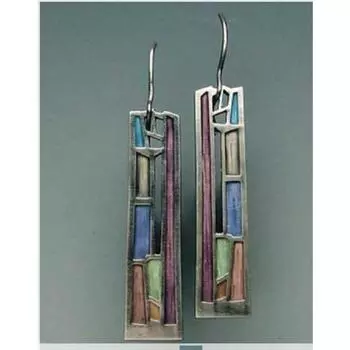 Персонализированные модные женские серьги серебряный