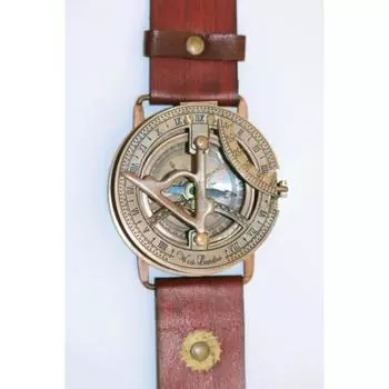 Персонализированные наручные часы-компас, мужские кожаные часы-компас на браслете, идеальны для приключений, идеи подарков для жениха