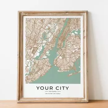 Персонализированные пользовательские современные черные любые карты города подарок стены книги по искусству холст печать плакатов картины картина для гостиной домашний декор 21x30cm No Framed