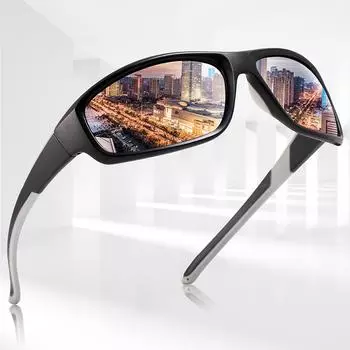 Персонализированные поляризованные солнцезащитные очки, солнцезащитные очки для рыбалки, мужские солнцезащитные очки для занятий спортом на открытом воздухе