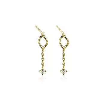 Персонализированные полые маленькие свежие серьги-кисточки для женщин с высококачественными серьгами в нишевом дизайне