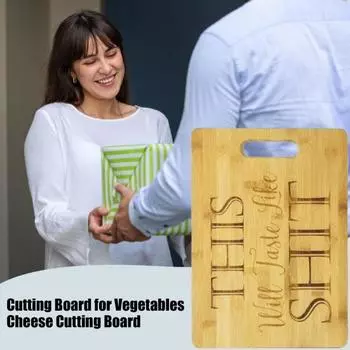Персонализированные разделочные доски, забавная разделочная доска, бамбуковая гравированная разделочная доска с инициалами, деревянная сырная доска, юмористический грязный рождественский подарок для друзей A