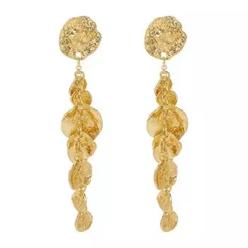 Персонализированные Ретро Длинные Круглые Серьги-Подвески Персонализированные Модные Роскошные Свадебные Вечерние Женские Серьги Праздничное Ювелирное Изделие Подарок