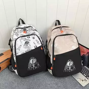 Персонализированные рюкзаки для кампуса, водонепроницаемые тренировочные походные сумки, рюкзаки для мальчиков и девочек чёрный