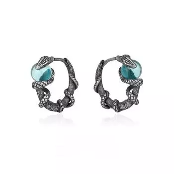 Персонализированные серьги в виде змеи Персонализированные ретро универсальные модные серьги в виде змеи Серьги
