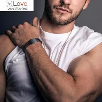 Персонализированные созвездия зодиака Стрелец черный нержавеющая сталь карбон мужской браслет биотерапия инструмент регулировки