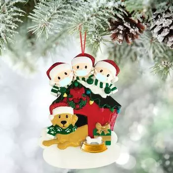 Персонализированные выжившие украшения для рождественских праздников 2020