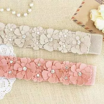 Персонализированный эластичный пояс со стразами и металлической пряжкой, регулируемый женский пояс для платья чёрный