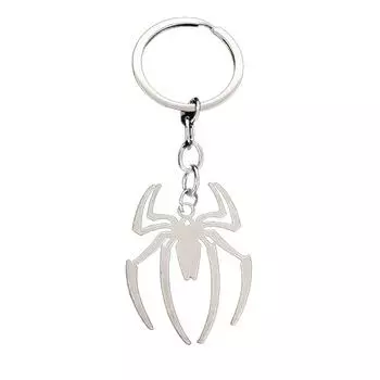 Персонализированный брелок для ключей в виде паука, брелок в виде животного-аранеида, металлический брелок для ключей для женщин и мужчин, аксессуар для сумочки, держатель для ключей, автомобильный брелок A3