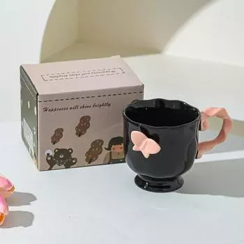 Персонализированный дизайн Трехмерная чашка-бабочка Ретро Средневековая чашка для кофе кружка Свадебный подарок от компании Сувенир 301-400ml