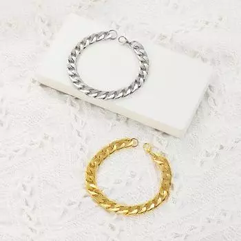 Персонализированный хип-хоп модный титановый стальной женский браслет на запястье кубинские аксессуары для цепочек белый