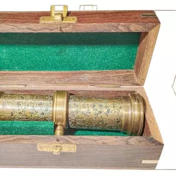 Персонализированный классический калейдоскоп, латунный калейдоскоп с деревянной коробкой, детская игрушка, гравированный свадебный подарок, креативная идея индивидуального подарка (3 варианта отделки)