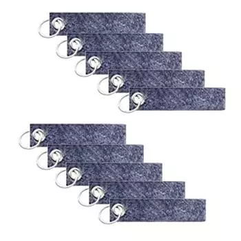 Персонализированный красочный фетровый брелок Креативный брелок-аксессуар для вдохновения DIY Универсальная фетровая заготовка Шарм для брелока темно серый