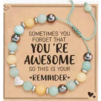 Персонализированный модный матовый камень регулируемый ручной плетеный браслет украшения подарок