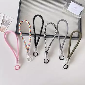 Персонализированный ремешок для телефона, универсальный ремешок для мобильного телефона с защитой от потери, короткий ремешок для мобильного телефона с защитой от падения