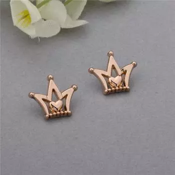 Персонализированный ретро Чжан Лян Саме маленькая корона металлический воротник булавка воротник пряжка рубашка воротник зажим мужские и женские аксессуары воротник аксессуары