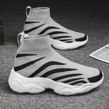 Персонализируемые дышащие носки для пар, модная теплая мужская зимняя обувь, мужские черные кроссовки, ленивые повседневные ботильоны 35