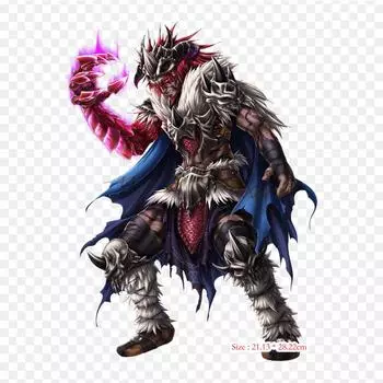 Персонаж Brave Frontier Термотрансферная печать виниловые нашивки наклейки для одежды аппликации своими руками моющиеся нашивки