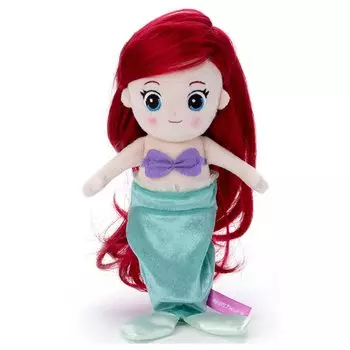 Персонаж Диснея Дисней Моя подруга Принцесса Волосы Макияж Плюшевая кукла Русалочка Ариэль Высота Приблизительная. 30см